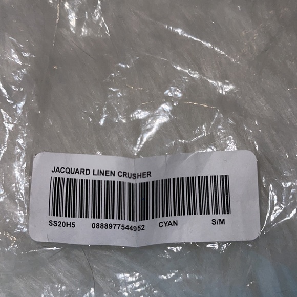 new supreme jacquard linen crusher hat cyan - Picture 3 of 8